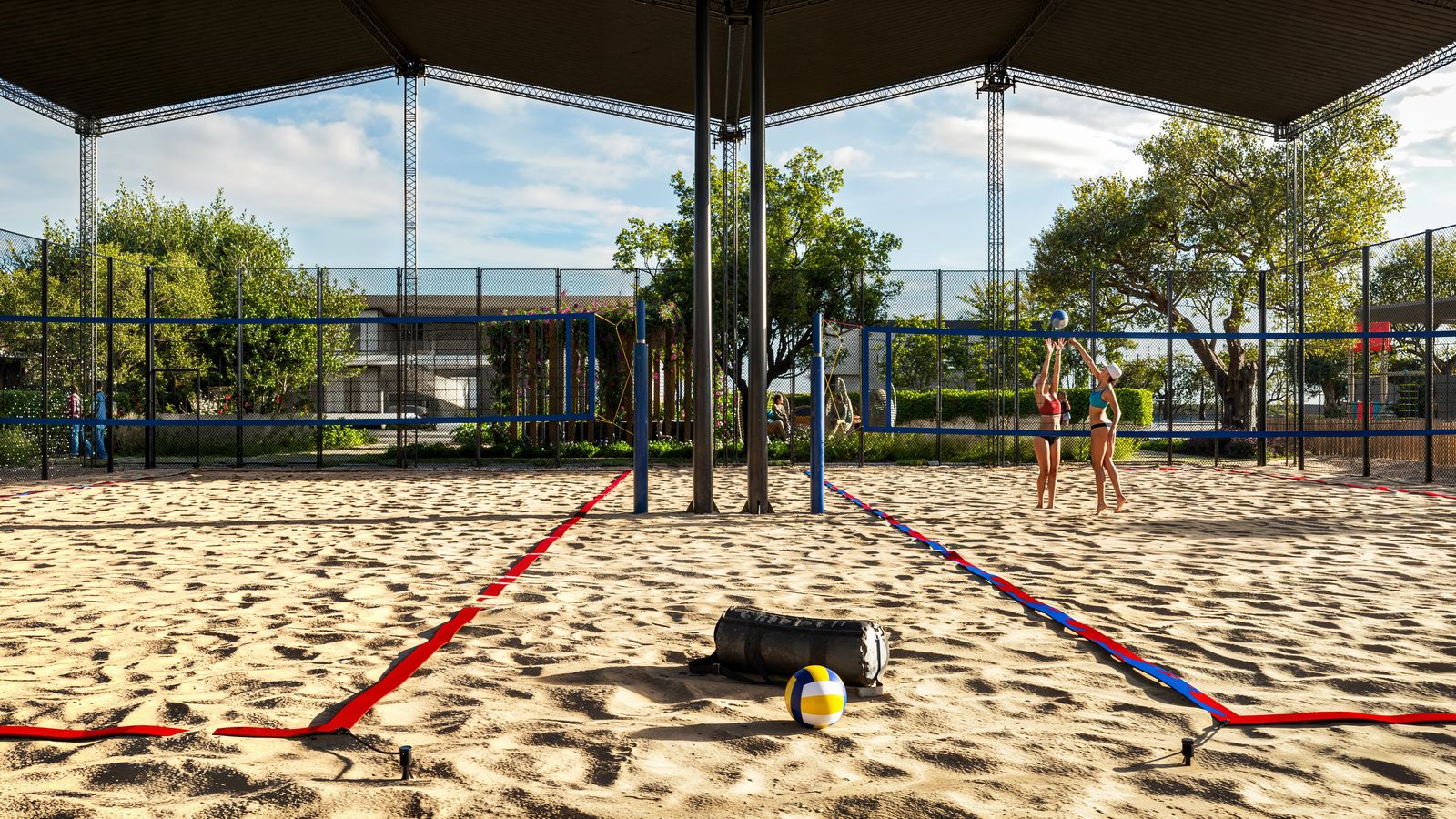 Aura Garden Place – Quadra coberta de beach sports