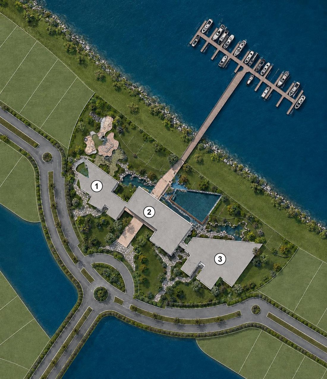 Ava Residences – Clube, píer e marina