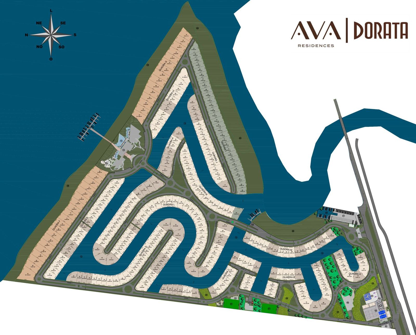 Ava Residences – Implantação dos 302 lotes