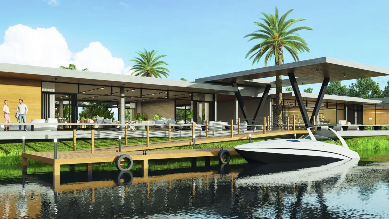 Duo Nautic Life Club – Clube com píer e atracadouro