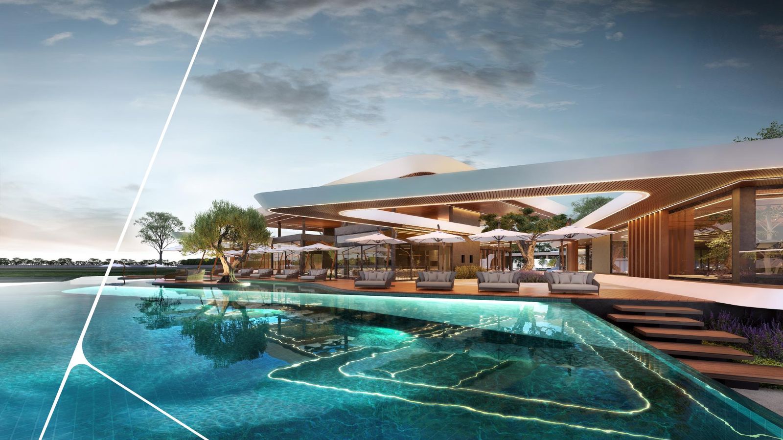 Royal Lake – Piscina com borda infinita