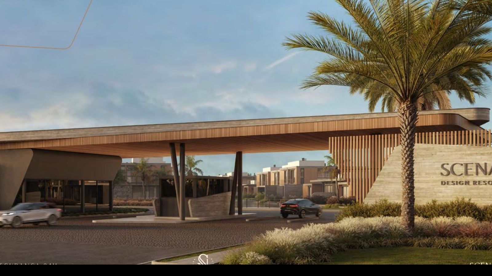 Scenario Design Resort – Pórtico de acesso com segurança 24h